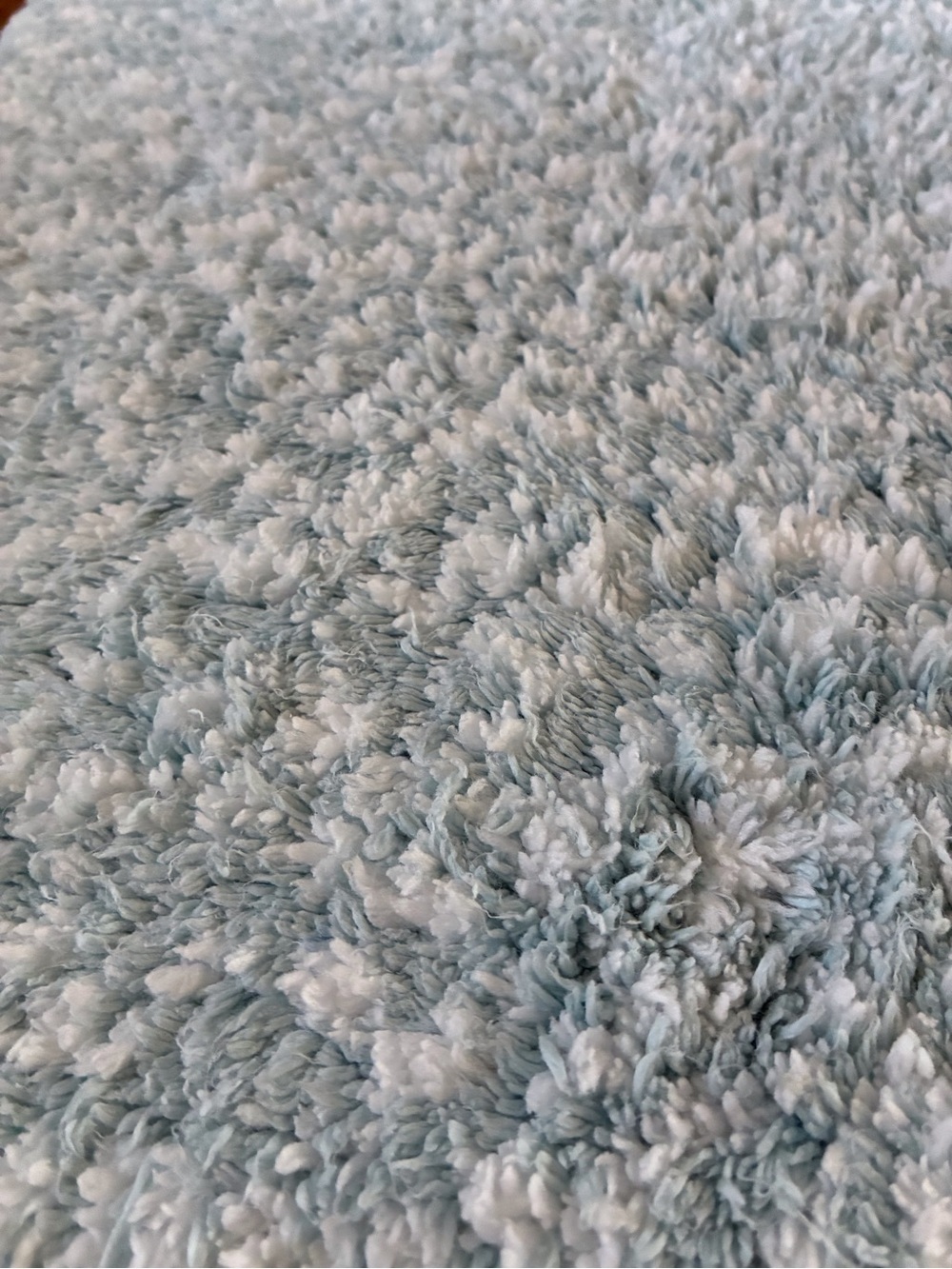 Plush Shag Bath Rug - Light Blue - Picture 3 of 3